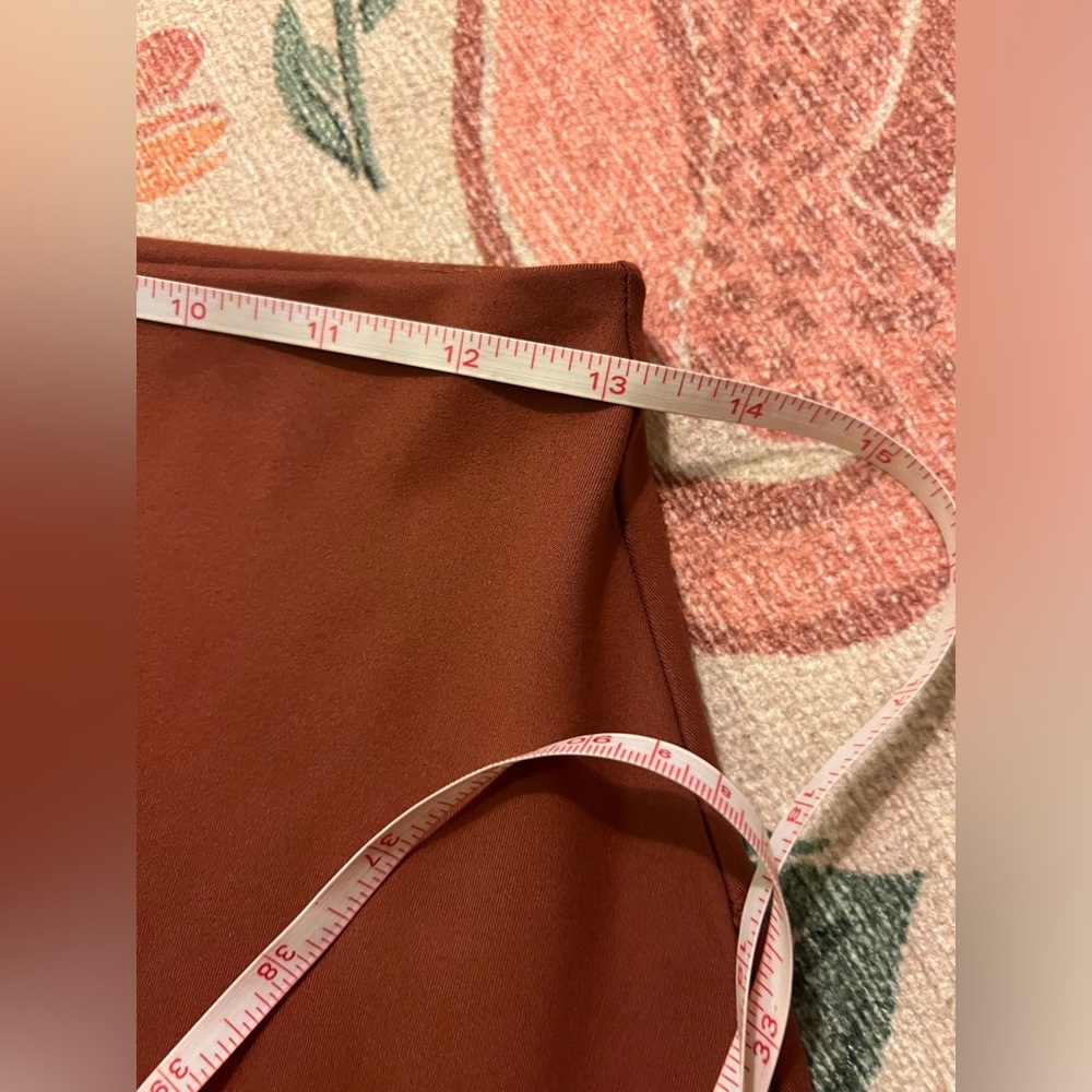 Girlfriend Collective Rust Mini Skirt - Picture 14 of 16